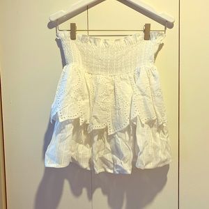 MINKPINK NWT Eyelet skirt and Crop Set